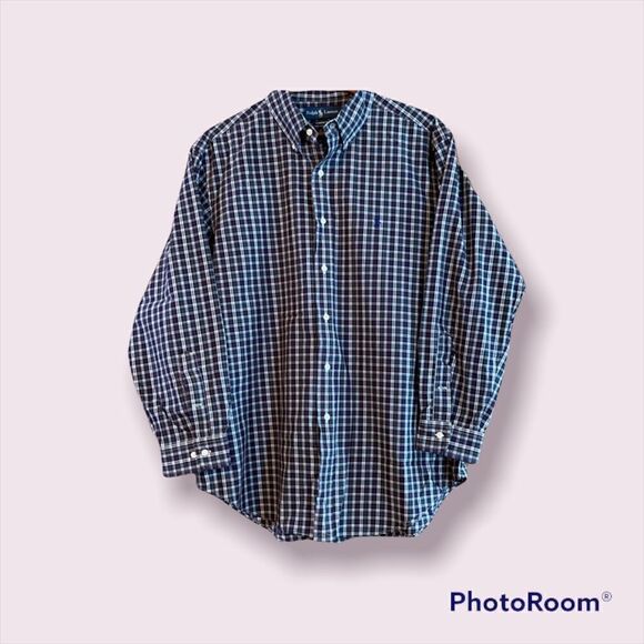 RALPH LAUREN Classic Fit Button Down SZ 17 32/33 - Picture 1 of 8